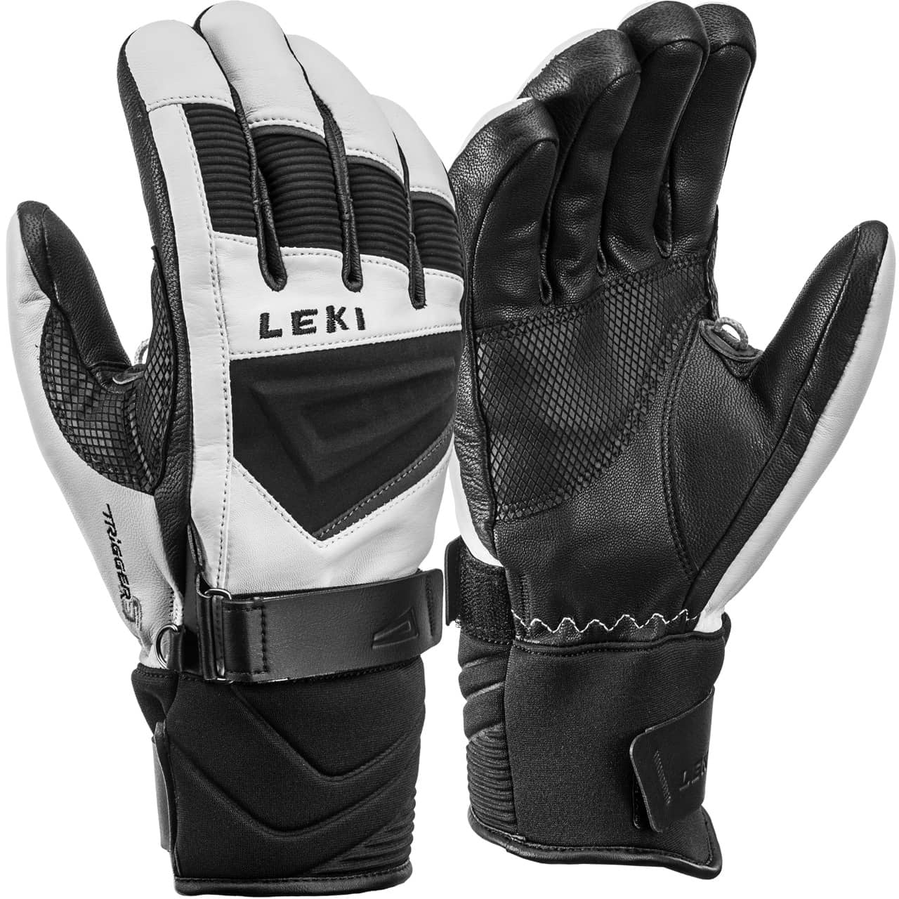 lip Ster Goodwill Leki Herren Handschuh GRIFFIN S white/black |Leki Handschoenen | Leki | L |  MERKEN | XSPO NL